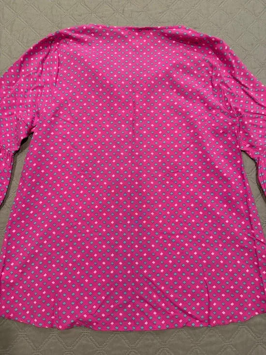 Savanna Jane Pink Embroidered Floral Tunic Top - Picture 11 of 12